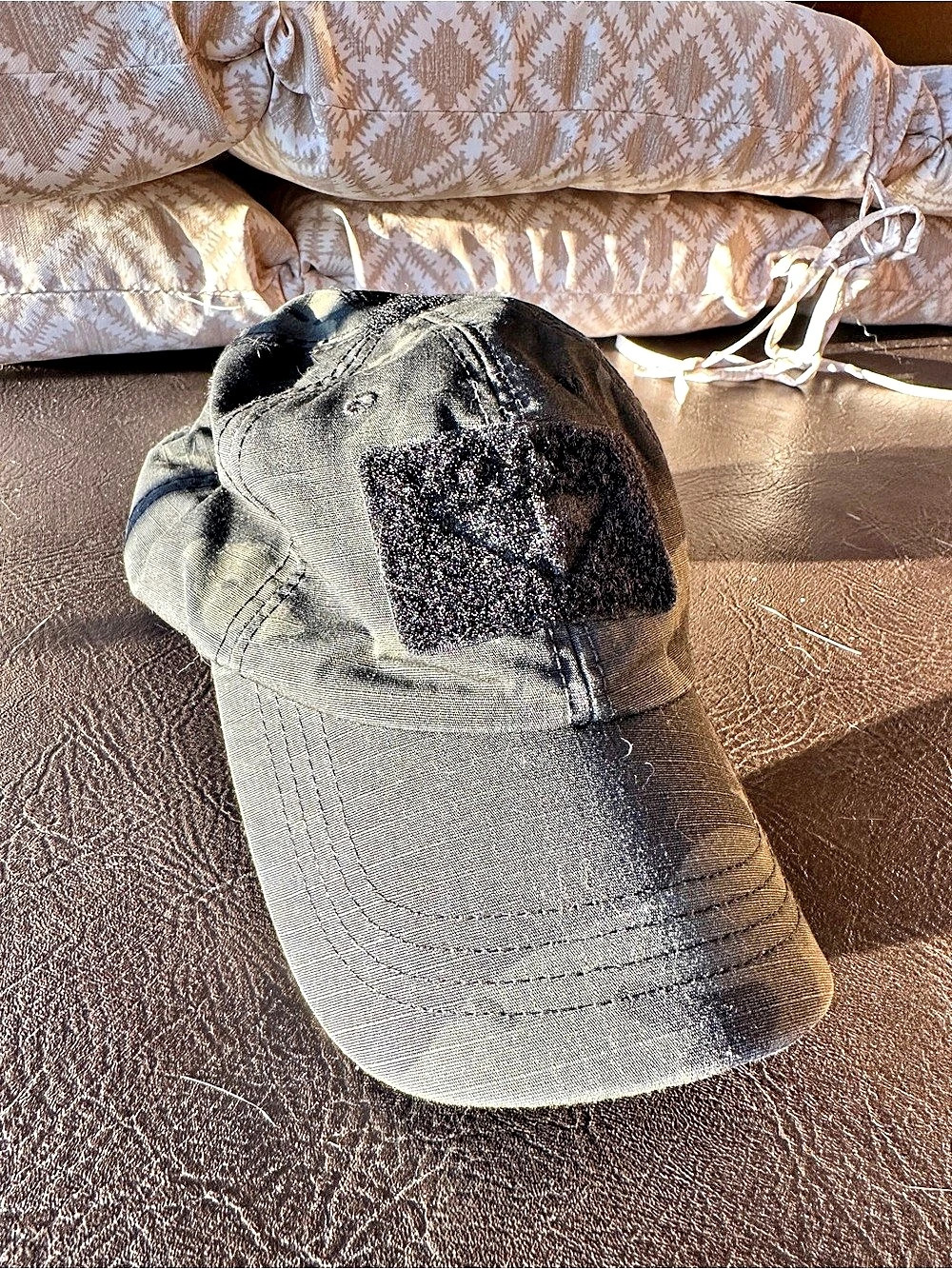 Condor Camo military Baseball Cap in Green & Black